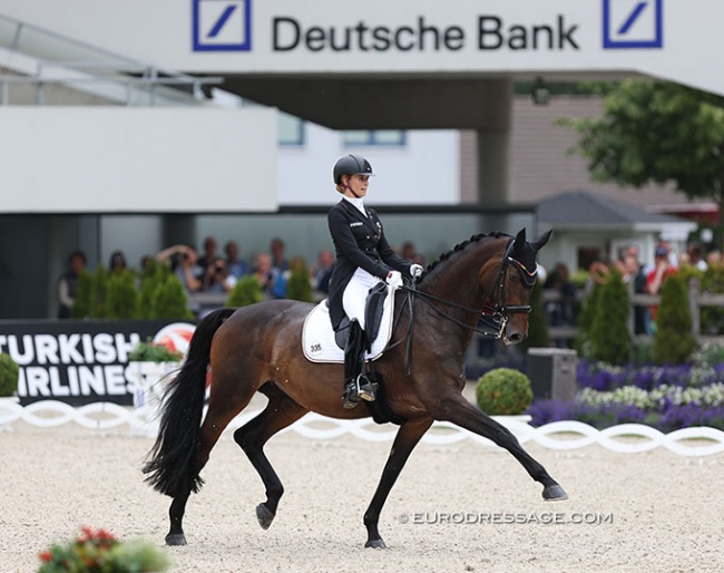 Jessica von Bredow-Werndl and Dalera BB at the 2023 CDIO Aachen :: Photo © Astrid Appels