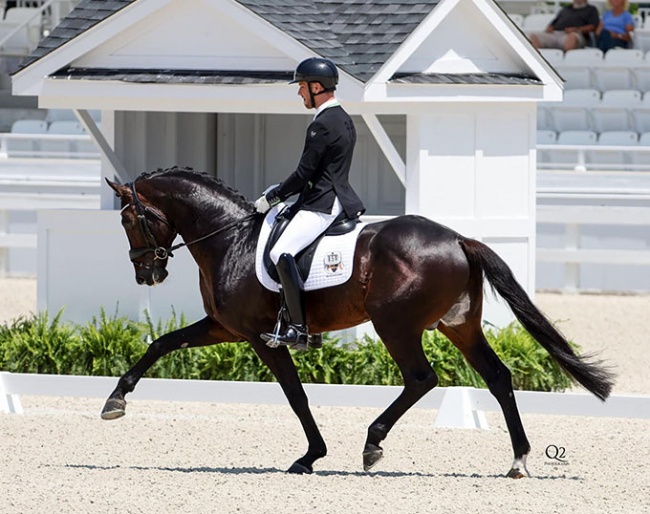 Adam Steffens and  Fabuleux Coeur at the 2023 CDI Ocala :: Photo © Q2 Photography