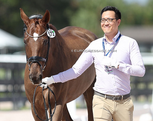 Dong Seon Kim and Bohemian at the 2023 CDI Wellington :: Photo © Astrid Appels