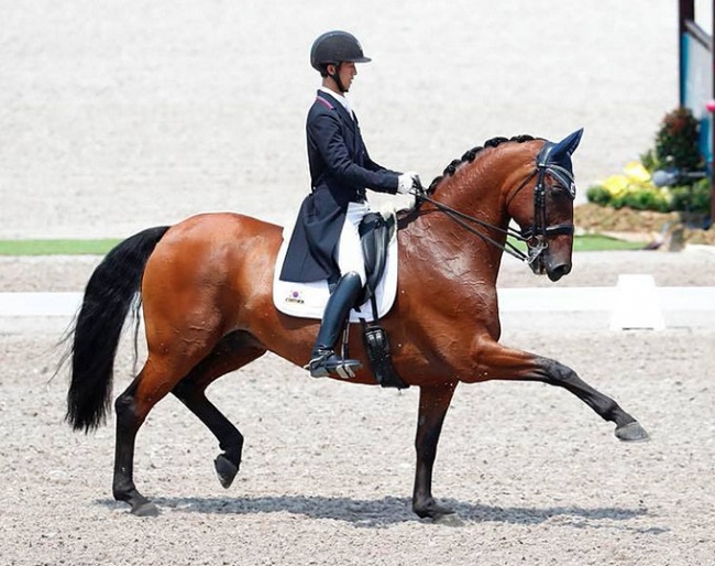 Hyeok Kim and Degas K at the 2018 Asian Games :: Photo © private