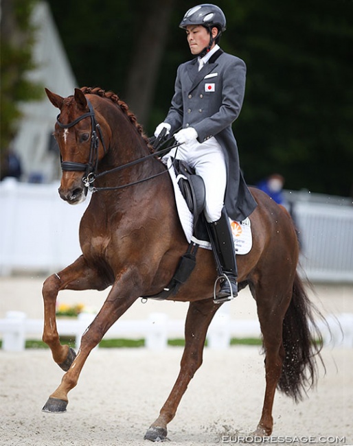 Ryunosuke Kuroda and Belattre DES at the 2021 CDIO Compiègne :: Photo © Astrid Appels