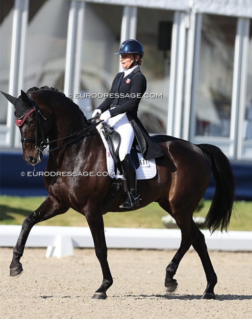 Anne Troensegaard and Kipling at their last CDI, the 2022 CDI Hagen :: Photo © Astrid Appels