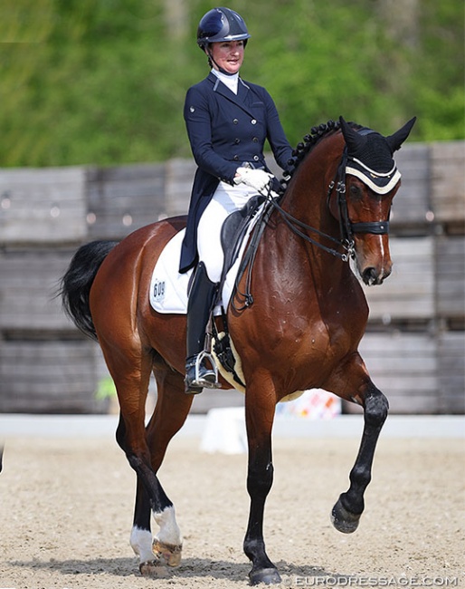 Sorrel Klatzko and Turbo at the 2022 CDI Sint-Truiden :: Photo © Astrid Appels