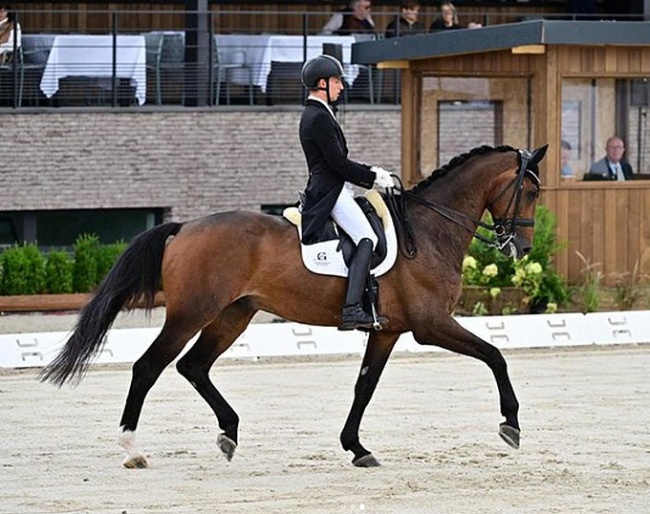 Maté Garai and Galleria’s Vincent Maranello at the 2023 CDI Crozet :: Photo © Les Garennes