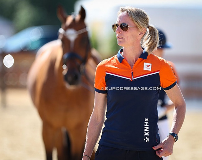 Imke Schellekens-Bartels at the 2023 European Children/Junior Riders Championships in Kronberg :: Photo © Astrid Appels