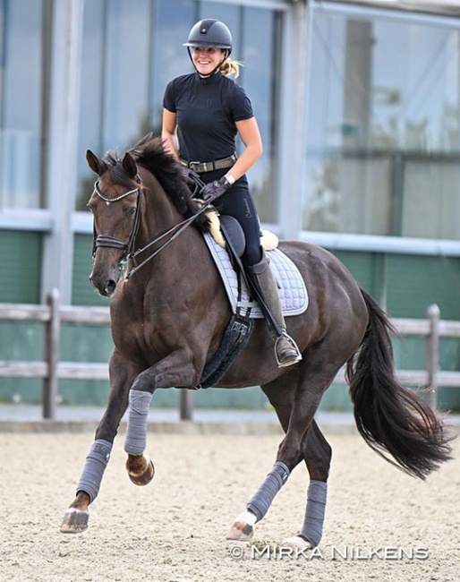 Anna Christina Abbelen and Jida Selly A at Hof Kasselmann in Hagen (GER) :: Photo © Mirka Nilkens