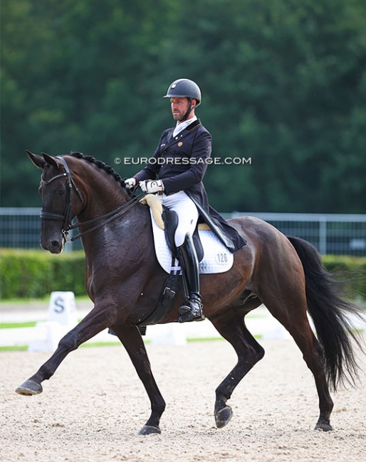 Domien Michiels and Intermezzo van het Meerdaalhof at last weekend's 2023 CDI Ermelo :: Photo © Astrid Appels