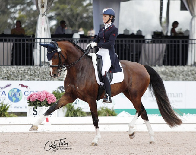 Shannon Dueck and Angelika MW at the 2023 CDI Wellington :: Photo © Cealy Tetley