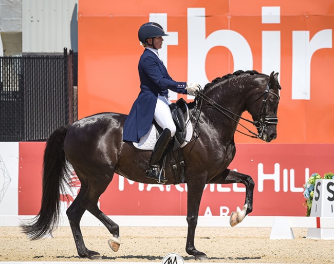 Pia Fortmuller and Frieda at the 2023 CDI Langley :: Photo © Marion Photography