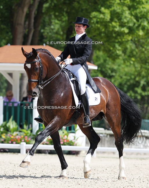 Mette Assouline and Forrest Gump at the 2012 CDI Compiegne :: Photo © Astrid Appels