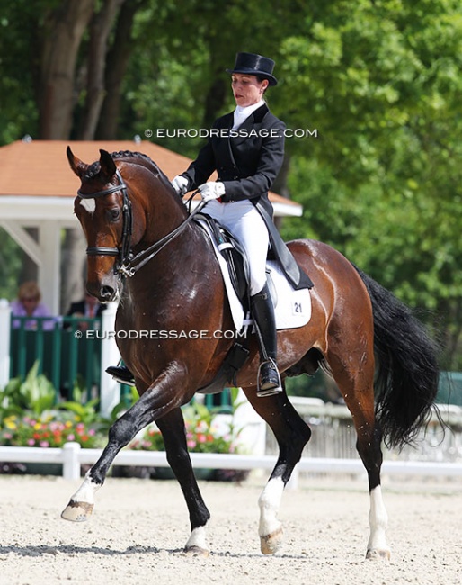 Mette Assouline and Forrest Gump at the 2012 CDI Compiegne :: Photo © Astrid Appels