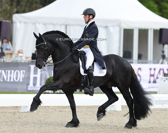 Marc-Peter Spahn and Elias 494 at the 2022 CDI Hagen :: Photo © Astrid Appels
