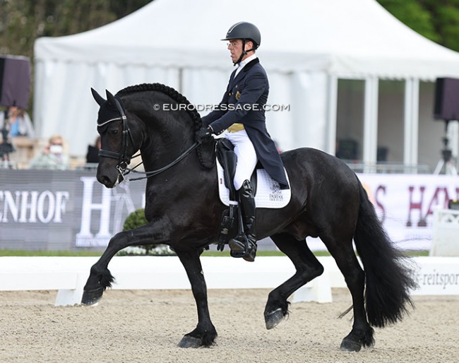 Marc-Peter Spahn and Elias 494 at the 2022 CDI Hagen :: Photo © Astrid Appels