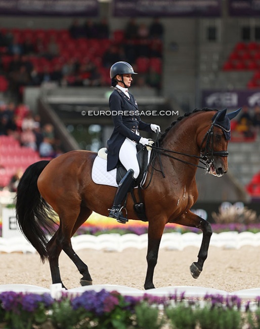 Yvonne Losos de Muniz at the 2022 World Championships Dressage :: Photo © Astrid Appels