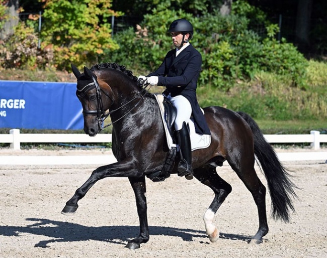 Manuel Dominguez and Escamillo win the last Nurnberger Burgpokal of the 2023 season in Darmstadt :: Photo © R. Dill