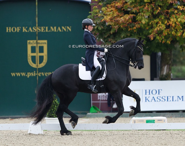 Carolina Cordoba Wolf and Johnny Cash at the 2023 CDI Hagen Autumn Edition on 23 September 2023 :: Photo © Astrid Appels