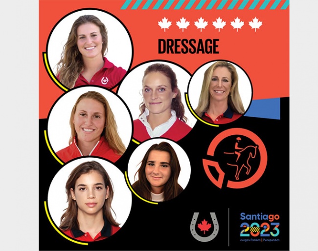 The Canadian Pan Am team nominated riders
