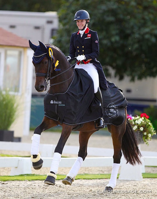 Lara Butler and Kristjan at the 2020 CDI Hagen :: Photo © Astrid Appels