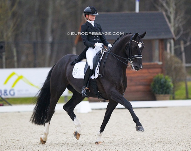 Marieke van der Putten and Amphitryon at the 2022 CDI Opglabbeek :: Photo © Astrid Appels