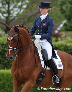 Hannah Biggs and Weltzin at the 2013 CDI Roosendaal :: Photo © Astrid Appels