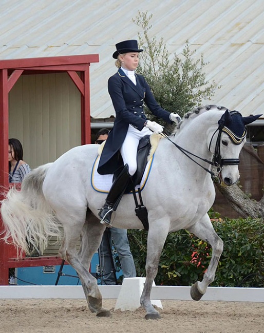 Sanna Nilsson and Empress at the 2014 CDI Barcelona