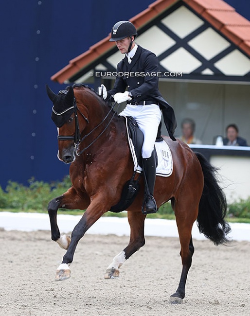 Daniel Bachmann Andersen and Zippo M.I. at the 2022 Aachen Dressage Days in Hagen :: Photo © Astrid Appels