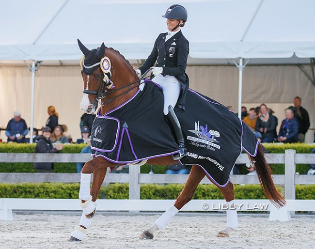 Melissa Galloway and Windermere J'Obei W at the 2023 CDI-W Cambridge :: Photos © Libby Law