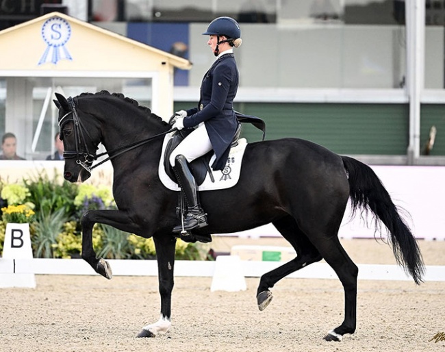 Nicole Wego-Engelmeyer and Santa Maria at the 2023 CDN Hagen in September :: Photo © Mhisen