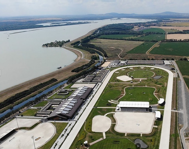 The equestrian venue in Samorin