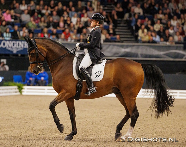 Isabell Werth and Emilio score a double win at the 2023 CDI-W Stuttgart :: Photo © Digishots