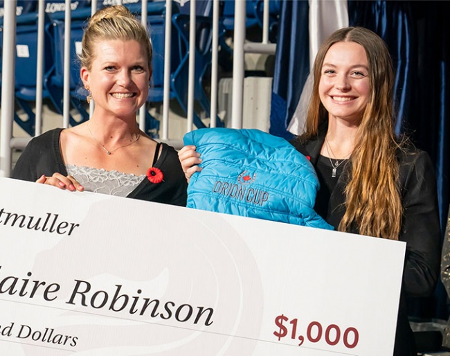 Pia Fortmuller and Claire Robinson at the Royal Agricultural Horse Show in Toronto :: Photo © Ben Radvanyi