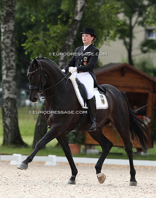 Florine Kienbaum and Don Windsor OLD at the 2012 European Young Riders Championships in Berne :: Photo © Astrid Appels