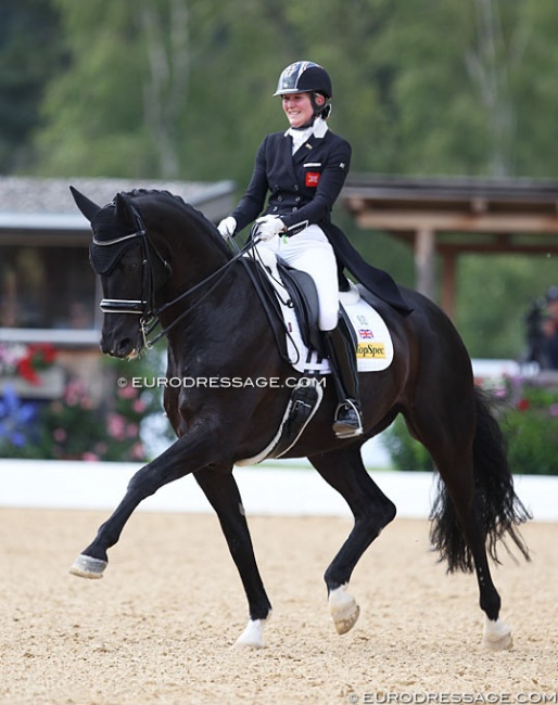 Hayley Watson-Greaves and Rubins Nite at the 2018 CDI Fritzens :: Photo © Astrid Appels