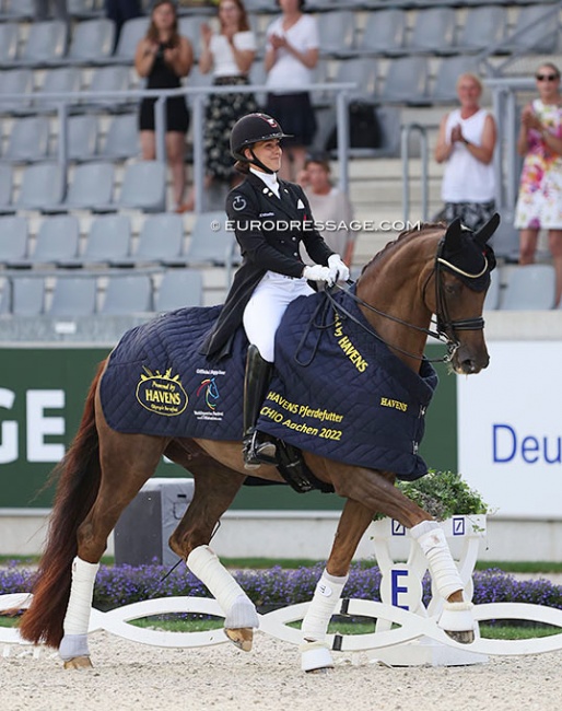 Cathrine Dufour and Bohemian at the 2022 CDIO Aachen :: Photo © Astrid Appels