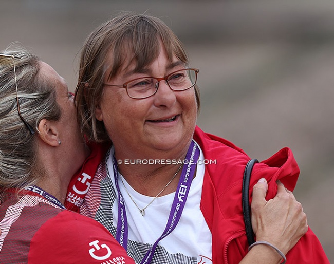 Former Danish youth team captain Janne Møller Jensen at the 2022 European Junior/Young Riders Championships :: No photo on file yet of Andreasen :: Photo © Astrid Appels