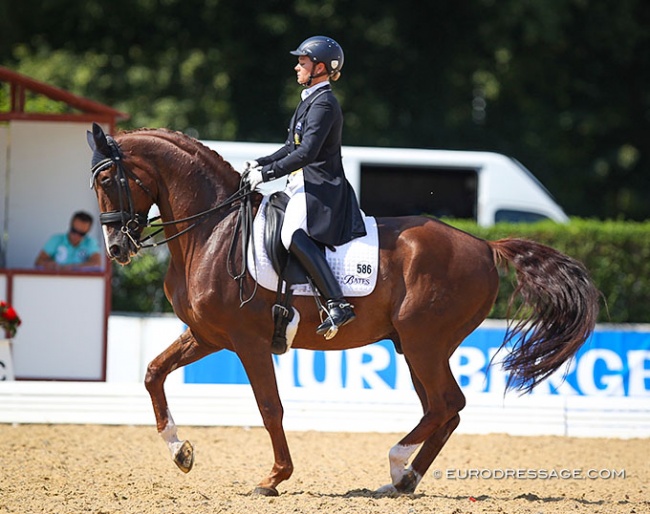 Hayley Beresford and Jaybee Alabaster at the 2013 CDI Verden :: Photo © Astrid Appels