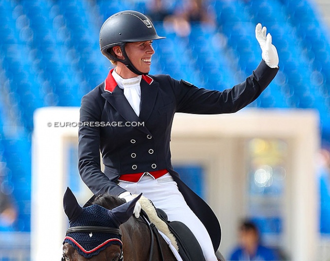 Megan Lane at the 2018 World Equestrian Games :: Photo © Astrid Appels