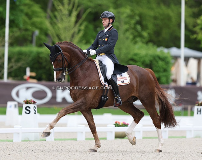Borja Carrascosa and Sir Hubert at the 2023 CDIO Compiegne :: Photo © Astrid Appels