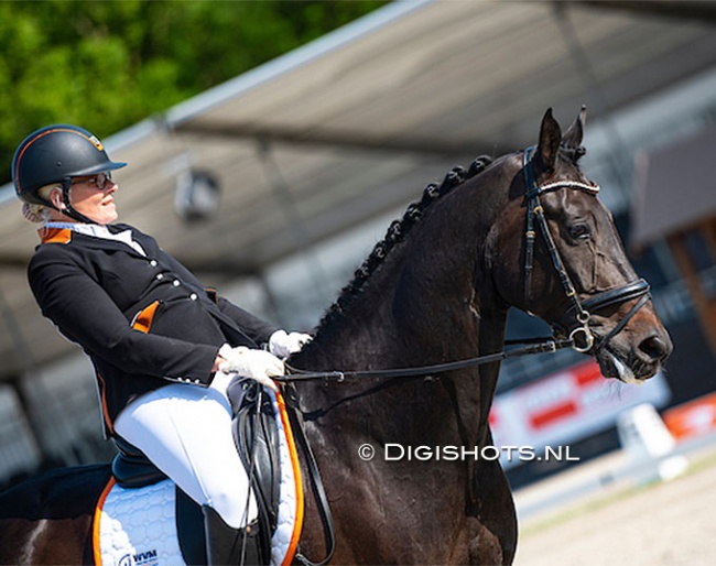 Annemarieke Nobel  and Doo Schufro at the 2023 Dutch Para Dressage Championships in Ermelo :: Photo © Digishots