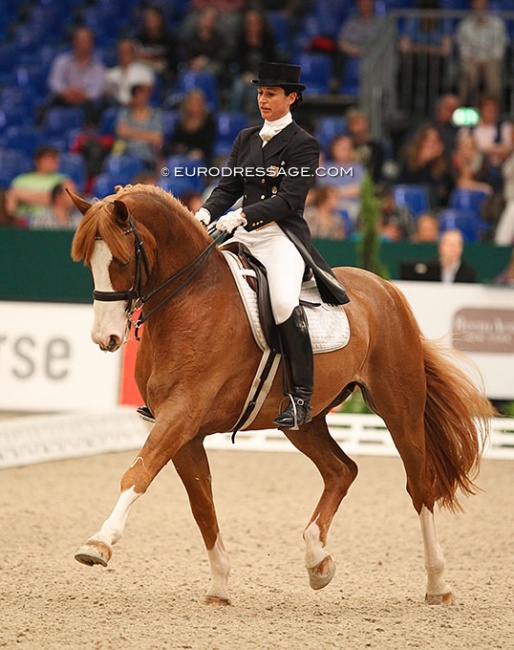 Catherine Haddad and Winyamaro at the 2011 World Cup Finals in Leipzig :: Photo © Astrid Appels