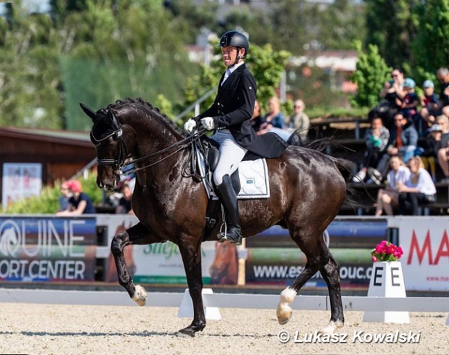 Warwick McLean and Jack at the 2022 CDI Olomouc :: Photo © Lukasz Kowalski