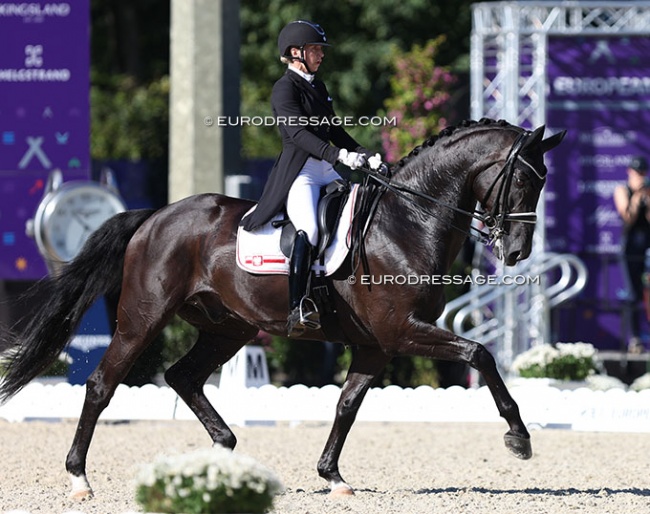 Beata Stremler and FairPlay at the 2023 European Championships in Riesenbeck :: Photo © Astrid Appels