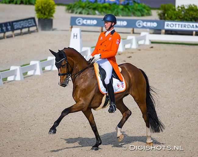 Diederik van Silfhout and Filius Apache at the 2023 CDIO Rotterdam :: Photo © Digishots