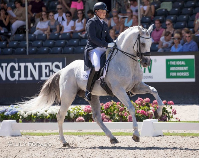 Anthony Pelling and Napoleon Candau at the 2018 CDI Ermelo :: Photo © Lily Forado