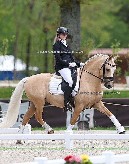 Sophia Leo on Biebosschen Dolino at the 2023 CDIO Compiegne :: Photo © Astrid Appels