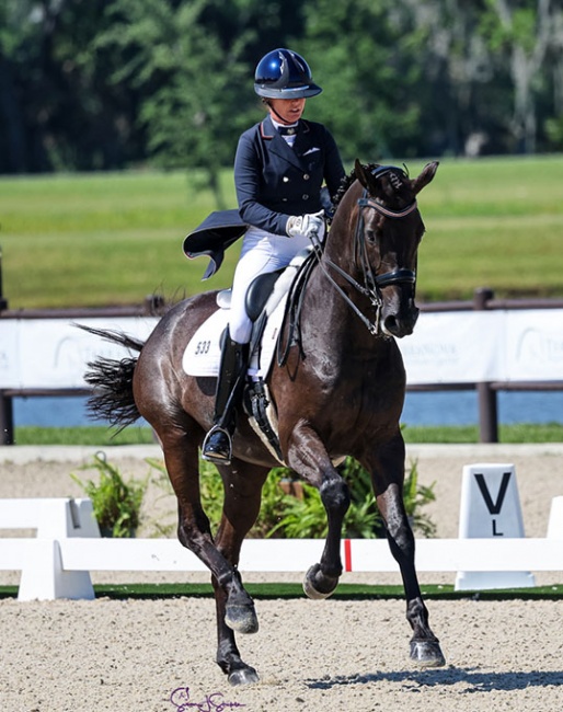 Karen Lipp and Infinity at the 2024 CDI Myakka City :: Photo © Sue Stickle