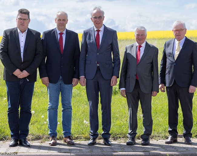 Lars Derlin, Christian Röhl, Dr. Norbert Camp, Dr. Hans-Peter Karp, and Josef Kirchbeck