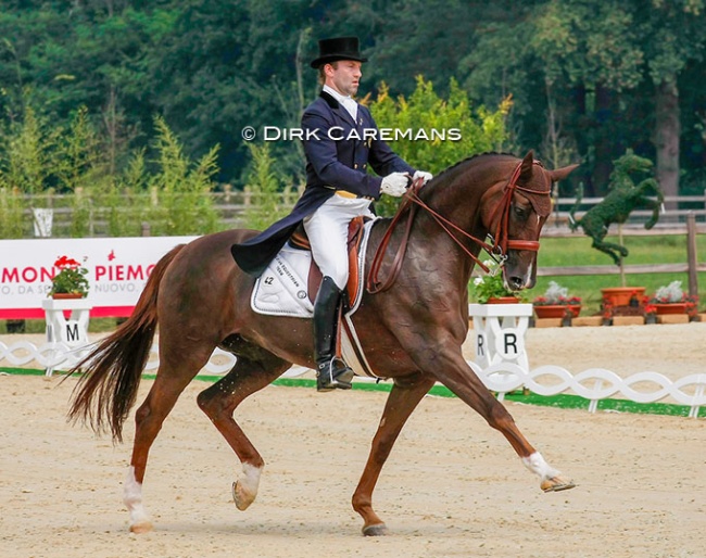 David Engelen and Rosantica at the 2007 European Championships in Turin :: Photo © Dirk Caremans