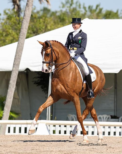 Katherine Bateson and Dea at the 2010 CDI Loxahatchee :: Photo © Sue Stickle