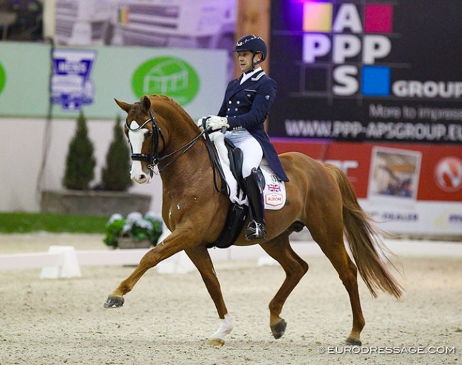 Tom Goode and Sam Geddes' KWPN stallion Dior at the 2020 CDI Lier :: Photo © Astrid Appels